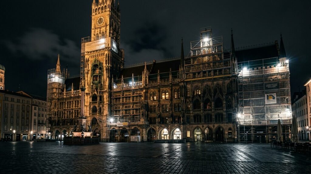 Schaustelle in München